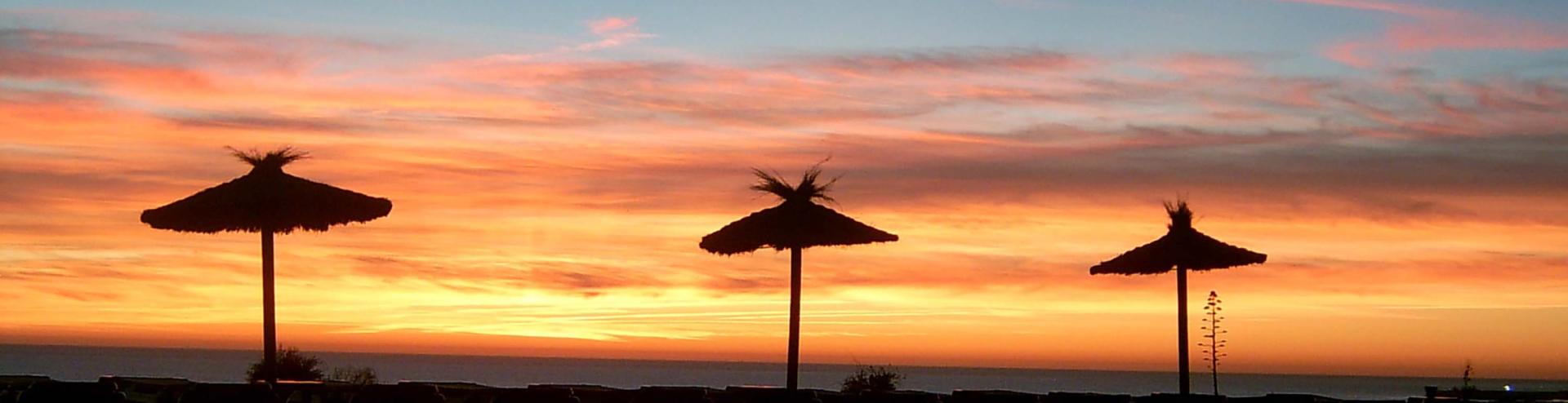 Atardecer Hotel Garbí Costa Luz Conil