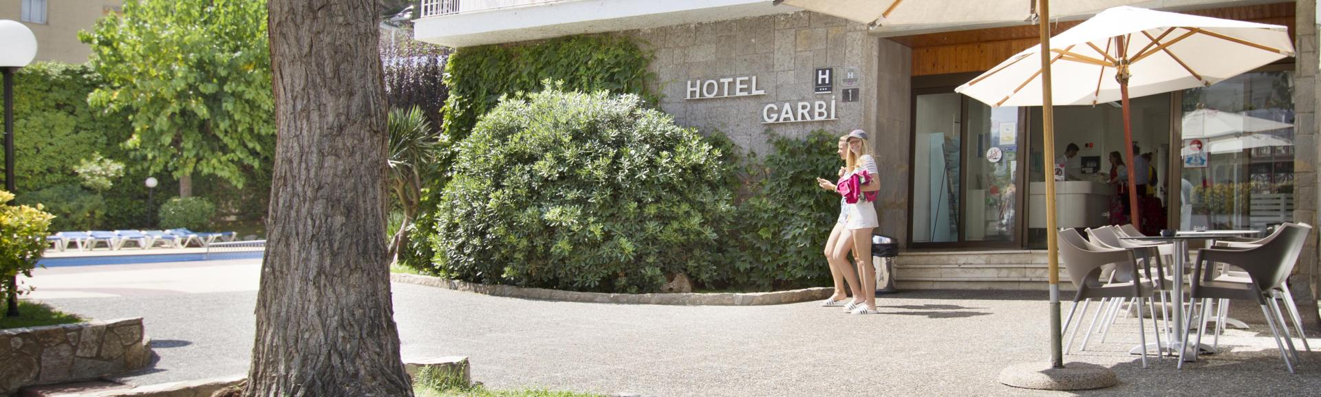 Entrée Hôtel Villa Garbí Costa Brava