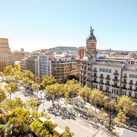 Paseo de Gracia y Portal del Ángel
